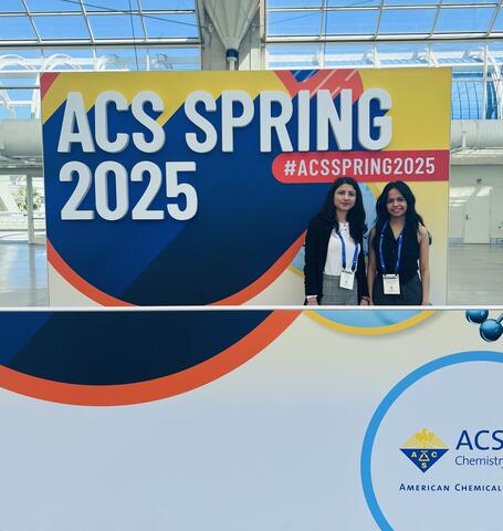 Srijana and Deepani at ACS