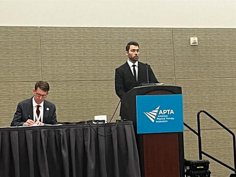 Anthony Yamnitsky speaks at ACSM CSM 2024